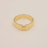 Hermes “H” Band Ring 3.52 Grams , 18KT Gold